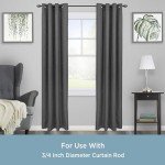 Adjustable Steel Curtain Rod Mounting Brackets, Black