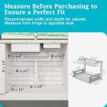 Pull Out Under Sink Organizer - 2 Pack