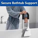 Non-Slip Bathtub Safety Grab Bar for Seniors