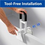 Non-Slip Bathtub Safety Grab Bar for Seniors