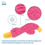 Durable Crinkle Duck Dog Toy for All Breeds