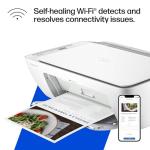 HP DeskJet 2827e Wireless All-in-One Color Inkjet Printer, Scanner, Copier, Best-for-Home, 3 Months of Instant Ink Included, Single-Band Wi-Fi connectivity (6W7F5A)