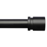 Adjustable Black Curtain Rods 16 to 144 Inches
