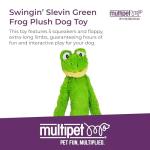 XXL 27-Inch Green Frog Plush Dog Toy