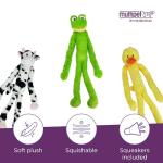 XXL 27-Inch Green Frog Plush Dog Toy