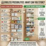 Heavy Duty Over the Door Organizer with Pockets