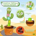 Talking Dancing Cactus Toy for Kids