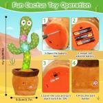 Talking Dancing Cactus Toy for Kids