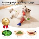 Potaroma Catnip Fish Toys - 3 Pack, Crinkle Sounds