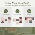 Devoko 5-Piece All-Weather Outdoor Sofa Set