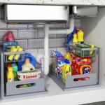 Pull Out Under Sink Organizer - 2 Pack
