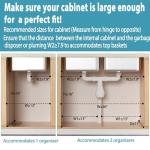 Adjustable Under Sink Organizer Storage - 2 Pack