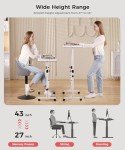 Adjustable Height Portable Standing Desk for Home Office
