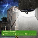 Aootek 120 LED Solar Security Lights - 4 Pack
