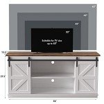 JUMMICO Mid Century Modern TV Stand with Storage