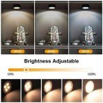 3-Pack Wireless Magnetic Picture Lights with Remote