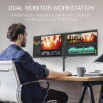 Packard Bell AirFrame Dual Monitor Workstation Setup