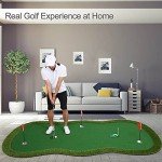 Chriiena Large Indoor Outdoor Golf Putting Mat