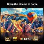 4K Smart Outdoor Projector with Voice Control