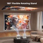 4K Smart Outdoor Projector with Voice Control