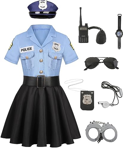 Kids Police Officer Costume with Accessories - GR008L