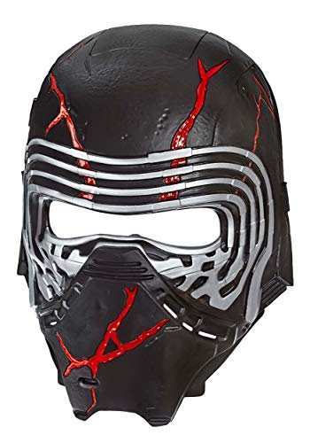 STAR WARS: The Rise of Skywalker Supreme Leader Kylo Ren Force Rage Electronic Mask for Kids Role-Play & Costume Dress Up, Brown
