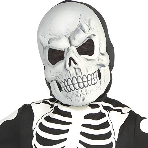 amscan Glow in The Dark X-Ray Skeleton Costume Medium (8-10)- 3 pcs, Multicolored