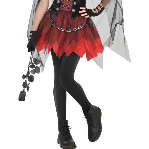 Girls Dark Vampire Costume, Medium - 8-10, 1 Pc