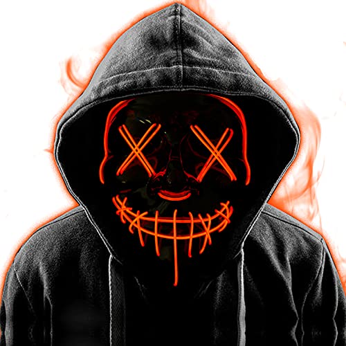 TOCETOXA Mask LED Light up Masks