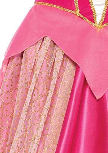 Leg Avenue Women's Classic Sleeping Beauty Princess Halloween Costume, Pink, Large