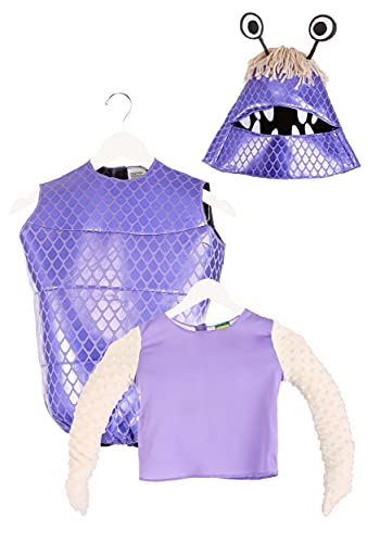 Boo Deluxe Toddler Costume, Purple, Small (2T)