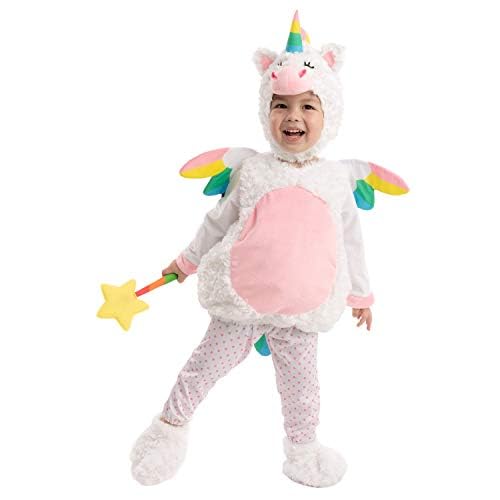 Spooktacular Creations Cute Lil’ Baby Unicorn Costume with Wings and Star Wand for Halloween Dress Up Party, Cosplay Party (12-18 Mos)