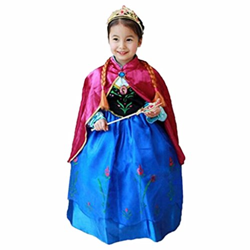 DreamHigh Halloween Princess Costume Girl's Dress With Cape Size 4 Years