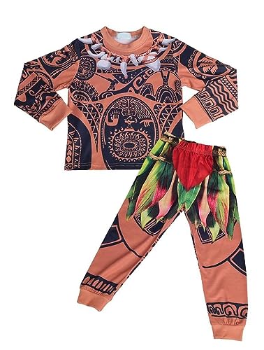 Dressy Daisy Boy's Ocean Adventure Pajamas Halloween Dress Up Pants Set Costumes Fancy Party Outfit Size 3-4T