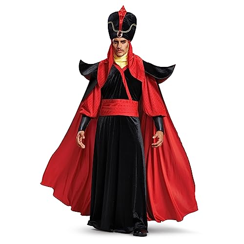 Disguise Men's Jafar Deluxe Adult Costume, M (38-40)