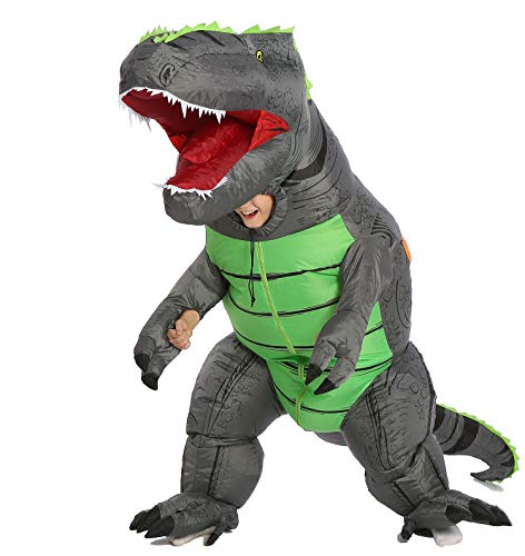 FUNNY COSTUMES T-Rex Dinosaur Costume Child Size 4-6 (Grey)