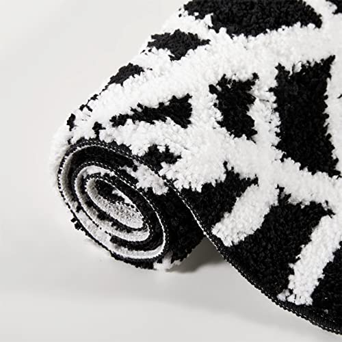 Spooky Spider Web Halloween Bath Rug Set