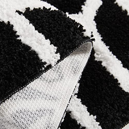 Spooky Spider Web Halloween Bath Rug Set