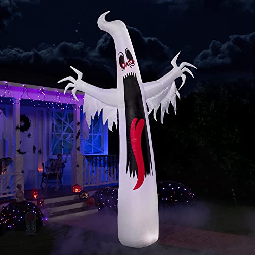 12 ft Tall Halloween Horror Tongue Ghost Inflatable