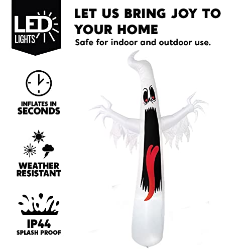 12 ft Tall Halloween Horror Tongue Ghost Inflatable