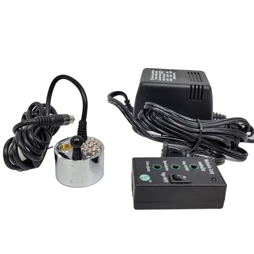 Witches Bubbling 14" Black Cauldron with Mystic Green Fogger