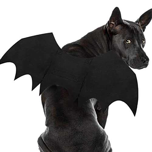 Malier Halloween Dog Costume Cool Halloween Dog Bat Wings Pet Costume Cat Costume Cosplay Decoration for Small Mediume Large Dogs Cats (X-Large)