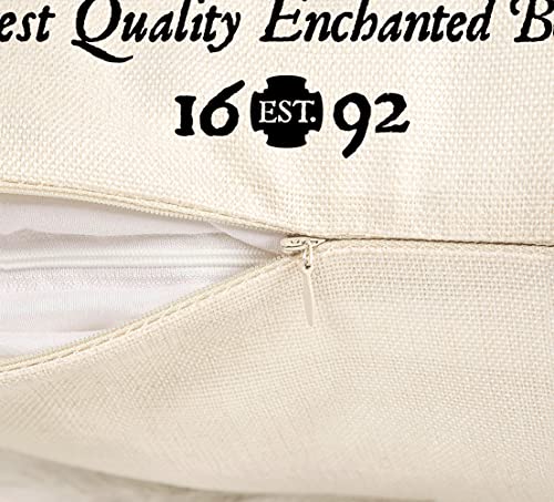 4TH Emotion Halloween Decor Pillow Covers 18x18 Set of 4 Halloween Decorations Hocus Pocus Farmhouse Saying Outdoor Fall Pillows Decorative Throw Cushion Case for Home Couch TH023-18