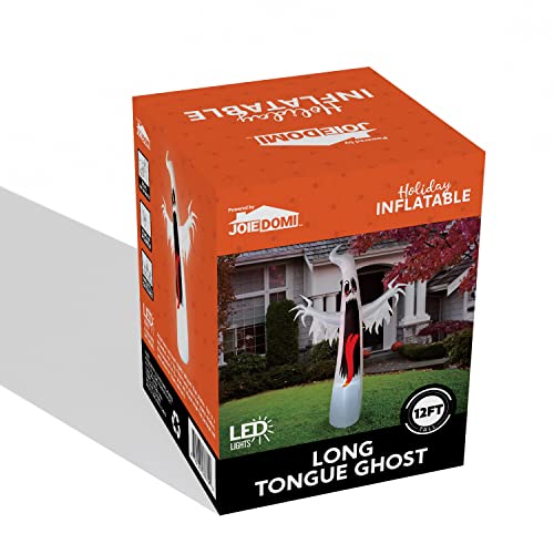 12 ft Tall Halloween Horror Tongue Ghost Inflatable
