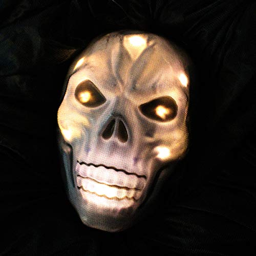 Nobie vivid Halloween Decorations,10.8ft Halloween Ghost Hanging, Ghost Lights with Sound-Controlled Lighting, with Special Sound Effects, Scary Creepy Indoor/Outdoor Decor