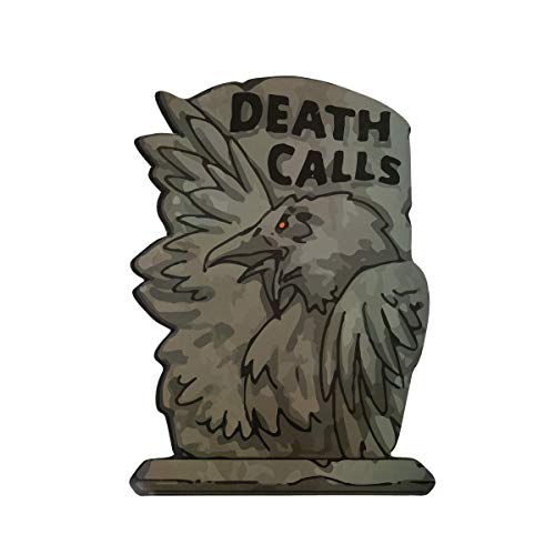 JOYIN Halloween Tombstone Yard Decorations(Pack of 9), 17" Tall Lightweight PVC Yard Signs for Halloween Party, Haunted House, Graveyard and Outdoor Lawn