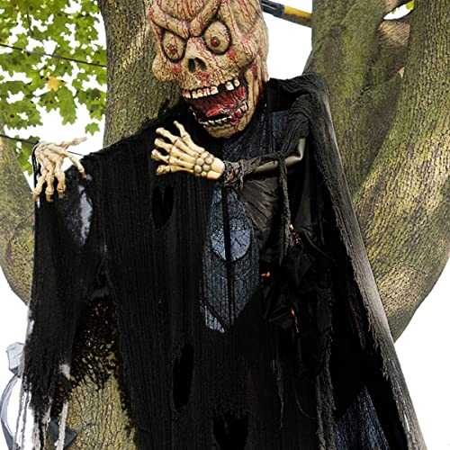 Biubee Pack of 5 Halloween Black Creepy Cloth- Spooky Fabric Cloth Halloween Decorations Clearance for Haunted House Halloween Party Doorway Outdoors Decoration (30×72inch)