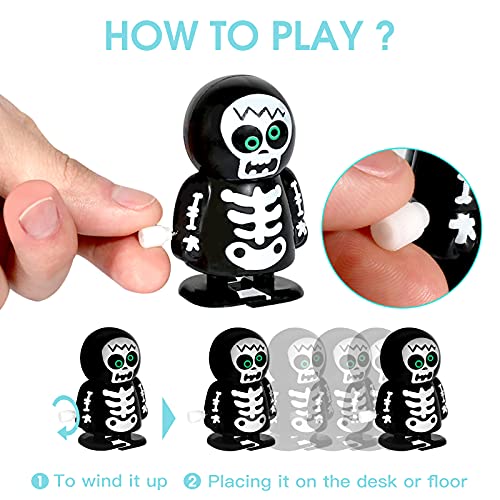 MGparty 18Pack Halloween Wind Up Toys Assortment for Kids Halloween Toy for Goody Bag Filler Halloween Party Favors