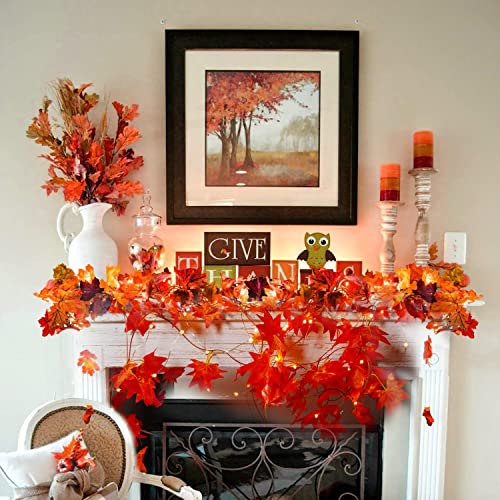 Homemory 4 Pack 20 Ft 60 LED Halloween Fairy Lights, Battery Operated Christmas Lights with Remote, Waterproof 8 Modes Firefly Twinkle String Lights for Party Halloween Decorations, Orange