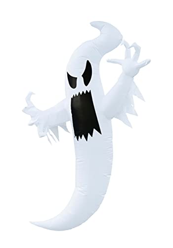 GOOSH 5FT Halloween Deractions Inflatable Halloween Hanging Ghost Blow Up Yard Decoration Clearance with LED Lights Built-in for Holiday/Party/Yard/Garden